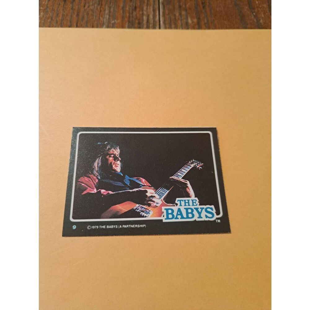 Vintage 1979 The Babys Trading Card #9 London Rock Band Collectible